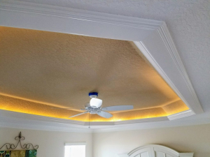 Tray Ceiling Trim Out w/ LED